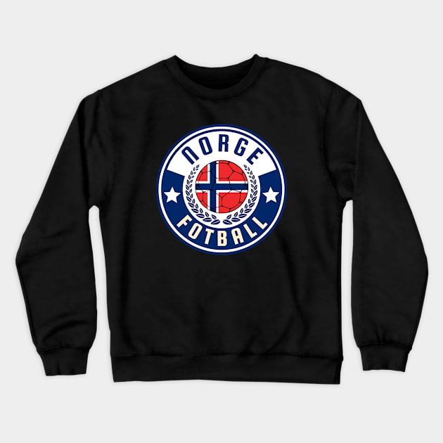 Norge Fotball Crewneck Sweatshirt by footballomatic